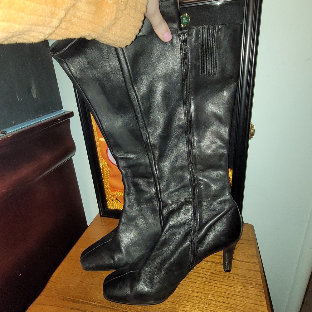 ANTONIO MELANI Black Heeled Boots